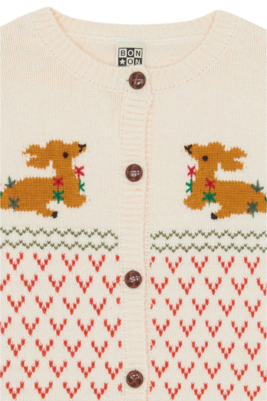 Bonton Lilou Cardigan - Off-white - Gemini Atelier