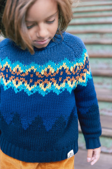 Bonton Joris Sweater - Navy - Gemini Atelier