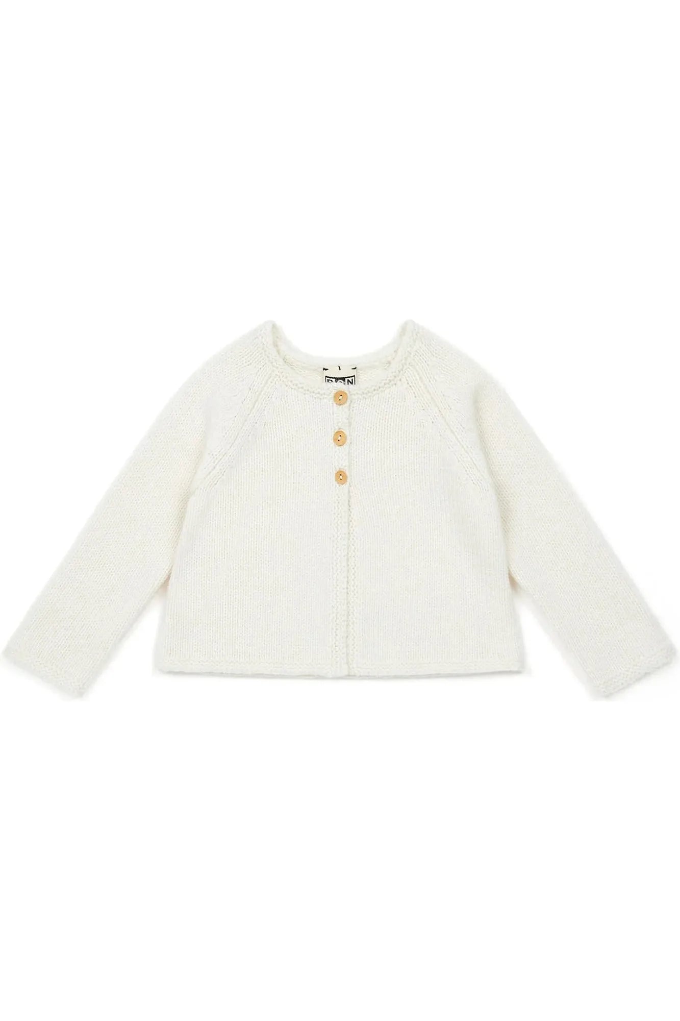 Baby Knitted Cardigan - Crème Bonton