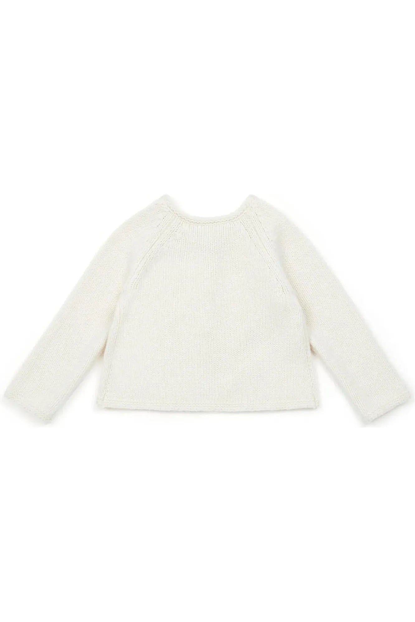 Baby Knitted Cardigan - Crème Bonton