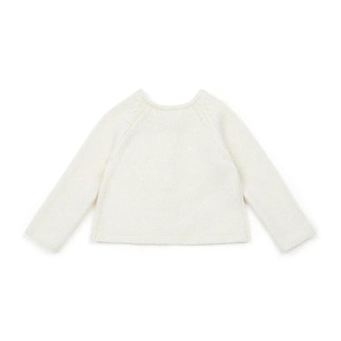 Baby strik cardigan - Crème Bonton