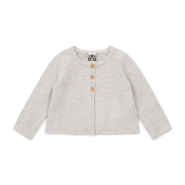 Cardigan Tricoté Bébé - Gris Chiné