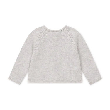 Cardigan Tricoté Bébé - Gris Chiné