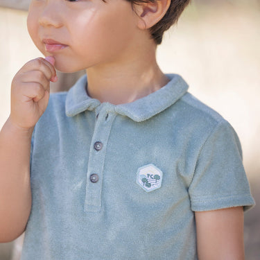 Sponge Polo Shirt - Horizon Blue