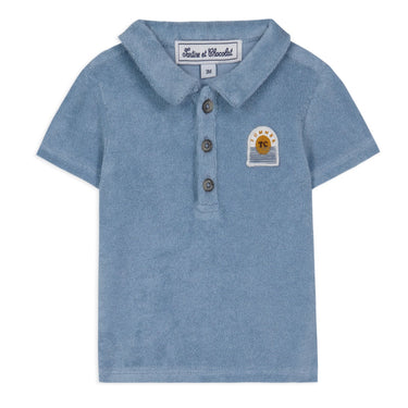 Sponge Polo Shirt - Horizon Blue