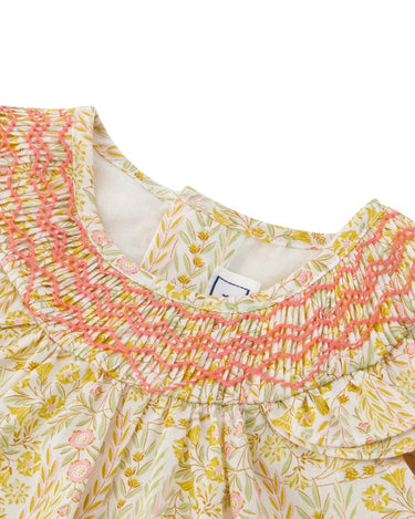 Smocked Blouse - Liberty - GEMINI ATELIER