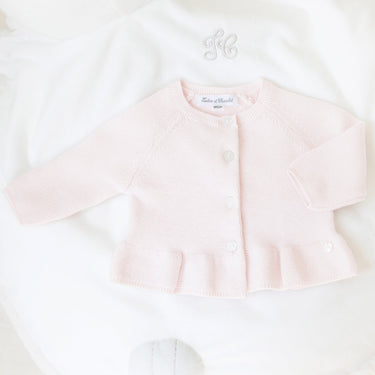 Knitted Cardigan - Pink - GEMINI ATELIER