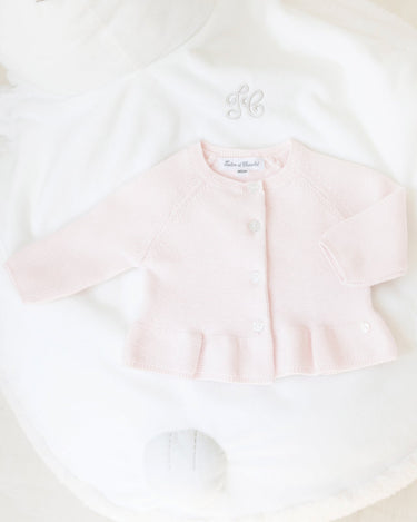 Knitted Cardigan - Pink - GEMINI ATELIER