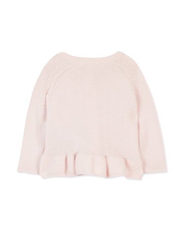 Knitted Cardigan - Pink - GEMINI ATELIER