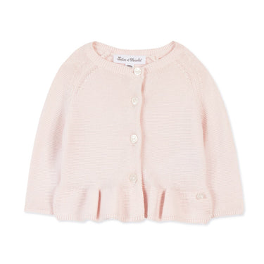 Knitted Cardigan - Pink - GEMINI ATELIER