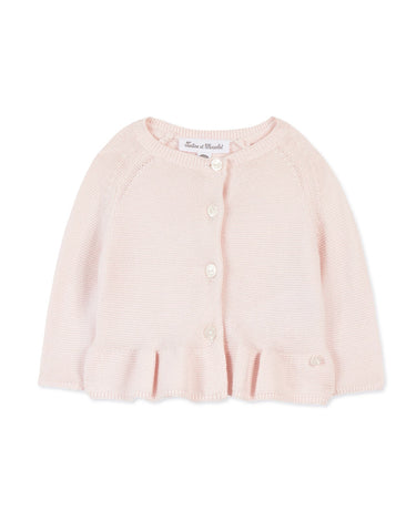 Knitted Cardigan - Pink - GEMINI ATELIER