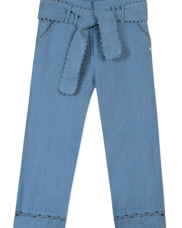 Denim Pants - Blue - GEMINI ATELIER