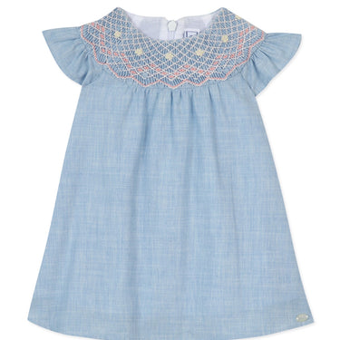 Tartine et Chocolat Dress - Denim Bleach