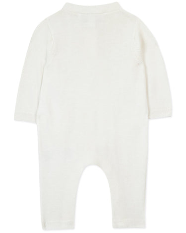 Baby Cable-Knitted Onesie - Off-White - GEMINI ATELIER