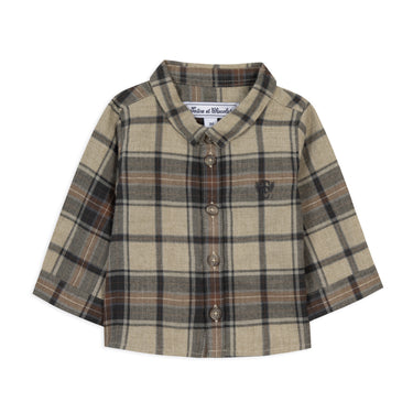 Tartine et Chocolat Overshirt - Beige Tartan