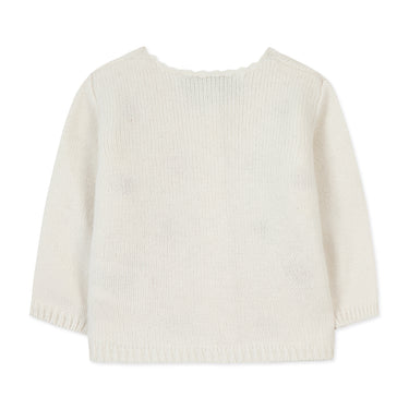 Tartine et Chocolat Wool Cardigan - Off-White