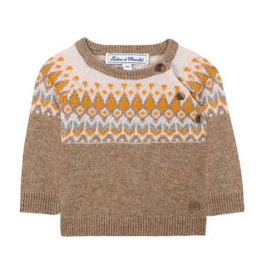 Tartine et Chocolat Wool Sweater - Chestnut