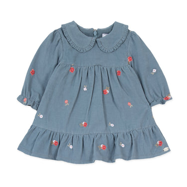 Tartine et Chocolat Corduroy Dress - Blue