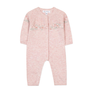 Tartine et Chocolat Strikket Onesie - Heather Pink