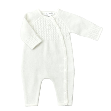 Tartine et Chocolat Cashmere Onesie - Off-White