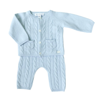 Tartine et Chocolat Wool Set - Pale Blue