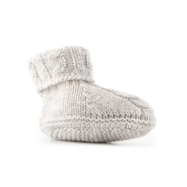 Tartine et Chocolat Wool Booties - Heather Grey