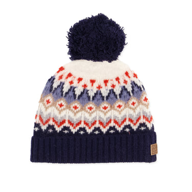 Tartine et Chocolat Wool Beanie - Navy Jacquard