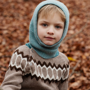 Serendipity Alpaca Balaclava - Dusty Teal