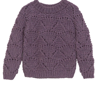 Serendipity Alpaca Wave Sweater - Heather