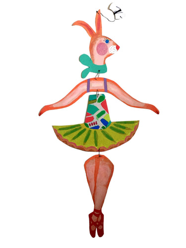 Wini Tapp - Ballerina Rabbit Kinetic Mobile