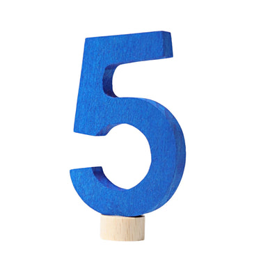 Grimm's Wooden Decorative Number 5