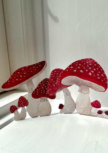 Hand-painted The Fly Agaric - Gemini Atelier