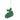 Gamcha Christmas Ornament - Green Sock
