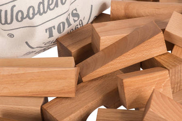Wooden Story XL Blocks 50 pcs - Natural