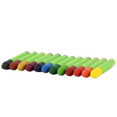 ökoNORM Nawaro 12 Wax Crayons in Wooden Box - Gemini Atelier