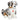 Teddy Hermann Australian Shepherd - 30cm - Gemini Atelier