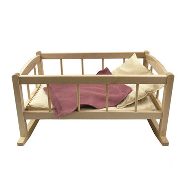 Wooden Doll Crib - GEMINI ATELIER