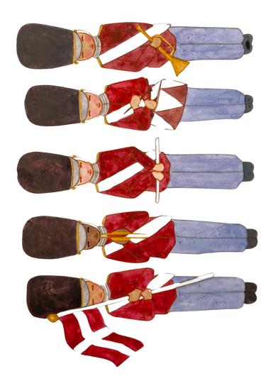 Hand-painted The Boys Guard - Gemini Atelier