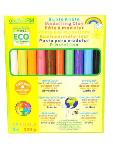 ökoNORM Colorful Play Dough - 220g - Gemini Atelier