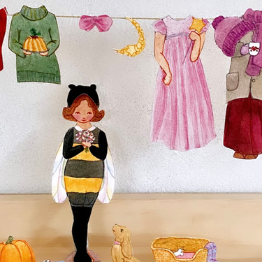 Hand-painted Dress-up Doll - Lotte