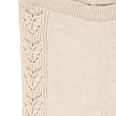 Konges Sløjd Cabby Knit Pants - Off-white Melange