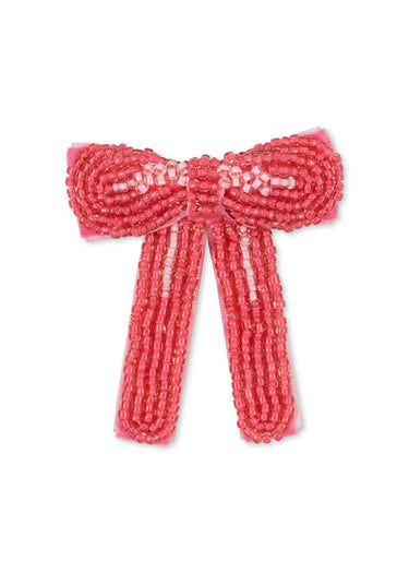 Konges Sløjd Pearl Bow Hairclip - Bubblegum - Gemini Atelier
