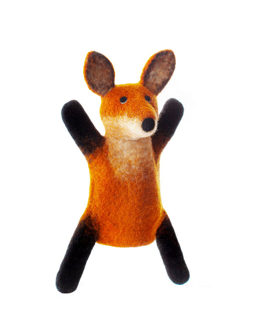 Fraser the Fox Hand Puppet - GEMINI ATELIER