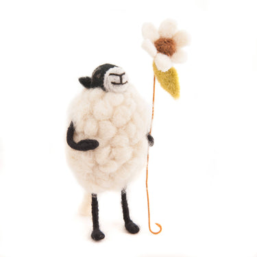 Barbara the Sheep with a Flower - GEMINI ATELIER